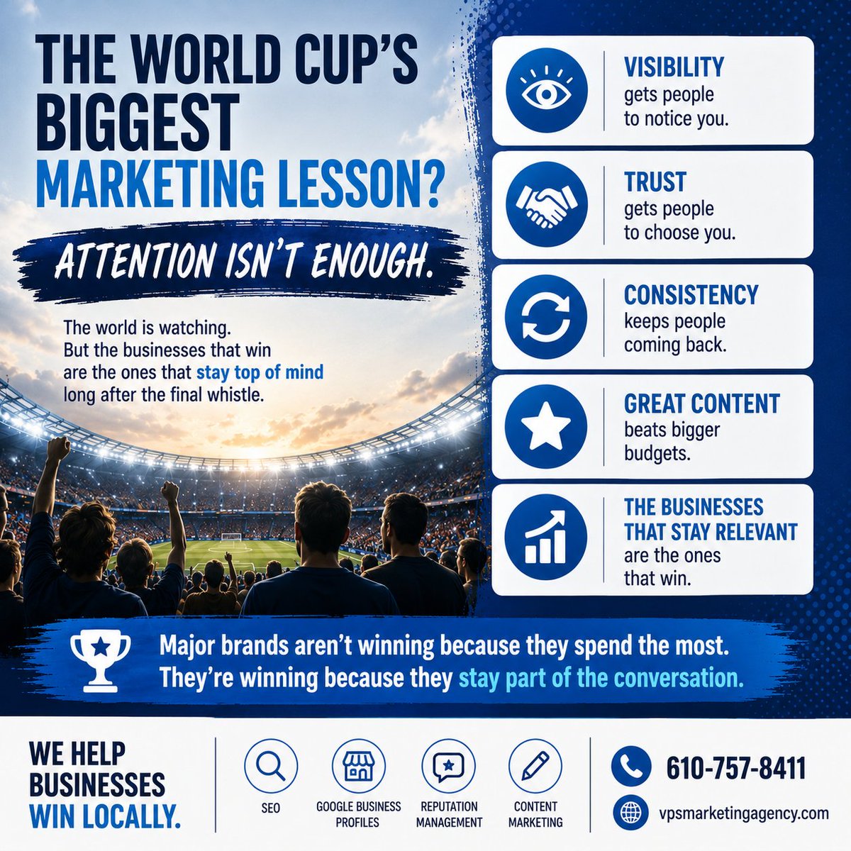 VpsAgency's tweet photo. ✅ Be visible.
✅ Build trust.
✅ Stay consistent.
✅ Create content people actually care about.

Need help building a marketing strategy that lasts beyond the next big event?

📞 610-757-8411
🌐 https://t.co/xK3AXgFo50 https://t.co/3MYkkp3t4B