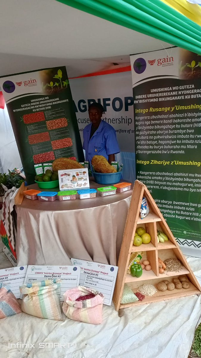 agrifop_org's tweet photo. As part of the #CMRFS_project by @GainRwanda, @agrifop_org joined others at #Karongi_Jadf_Open_Day 2026 under the #High_Iron_Bean_value_chain_development_project to showcase its positive impact to the health and economic development of the district’s population.
@KarongiDistr https://t.co/59vtIQ5QWn