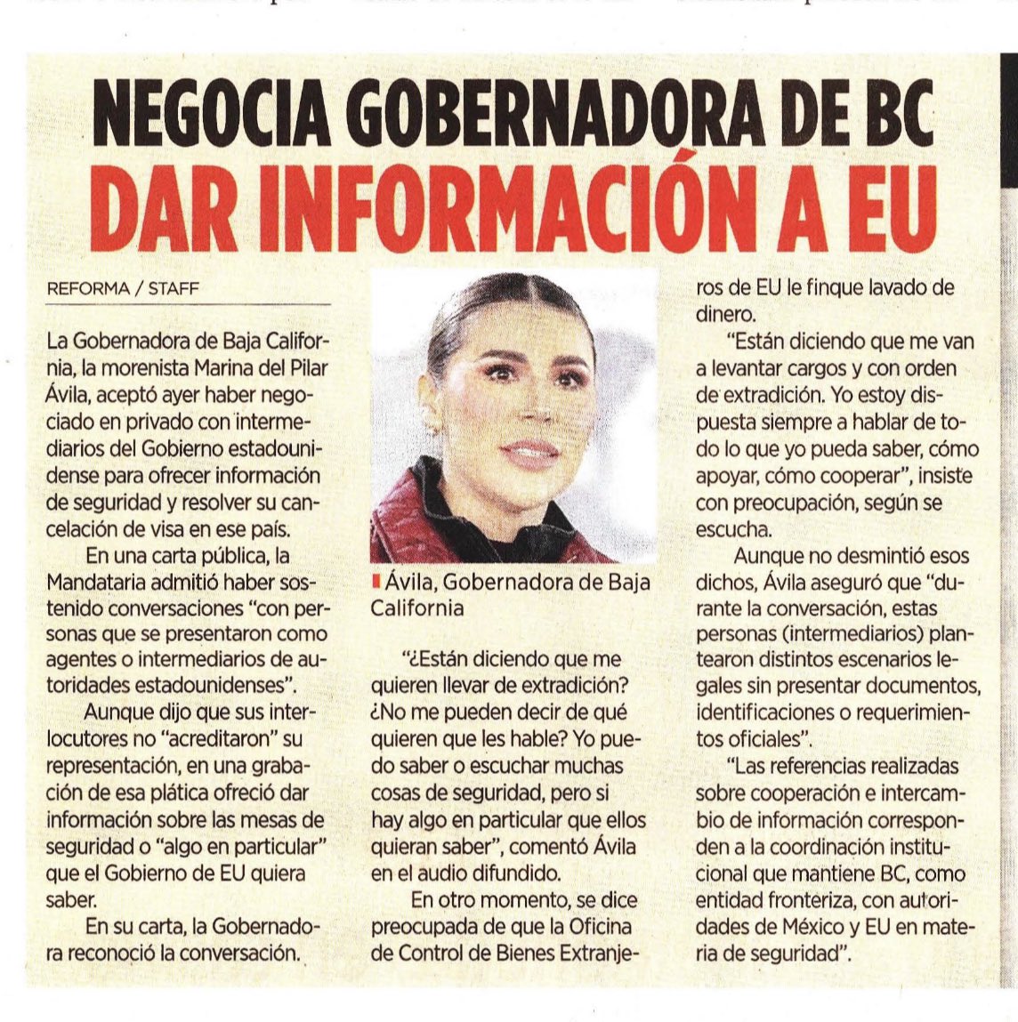 LaRedSocialNot's tweet photo. Sra Sheinbaum ¿esto no le parece traición a la patria? https://t.co/8VzuiiBgLQ