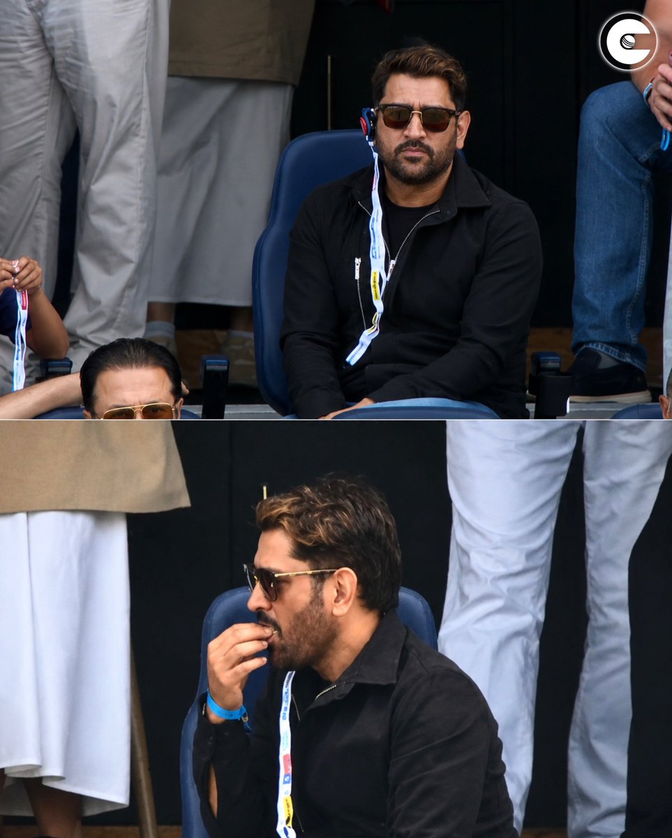 ashuboy01's tweet photo. MSD in the house at Edgbaston.🏟️
#msdhoni #ManInBlue #EngvInd https://t.co/irTyIFtGnk