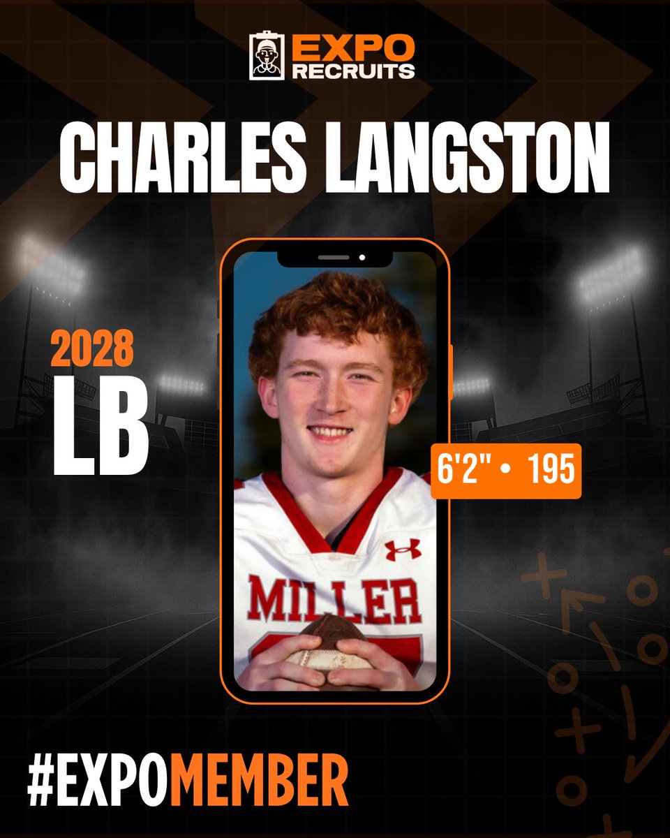 ExpoRecruits's tweet photo. 🚨 2028 ATH Charles Langston (@CharLangston27) is ready for Junior SZN! 👀

📏 6’2” | 195 lbs
🏫 Miller High School (MO)

EXPO Profile 🔗 https://t.co/lmHmNzkyVZ https://t.co/BzCG44LfbW
