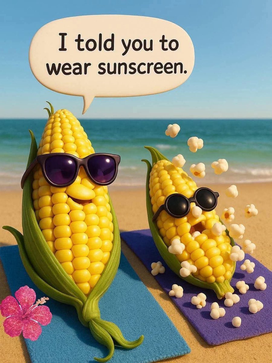 StaceyBravos's tweet photo. It's so Hot outside the Corn is turning into Popcorn! 🌽🍿 https://t.co/yhvPfRkwCC