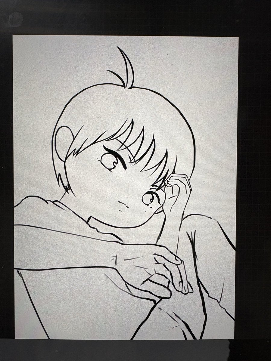 落書きは溜まっているけど、まだ一枚も完成させていない😵‍💫