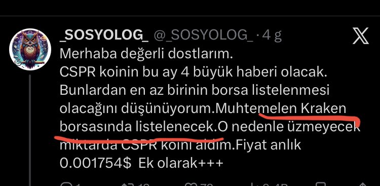 _SOSYOLOG_'s tweet photo. #CSPR İz sürme yeteneğimiz harika👌Az evvel CSPR resmi sayfasının paylaştığı görsel.Kraken borsası geliyor🎆 https://t.co/K71mFwHL8t