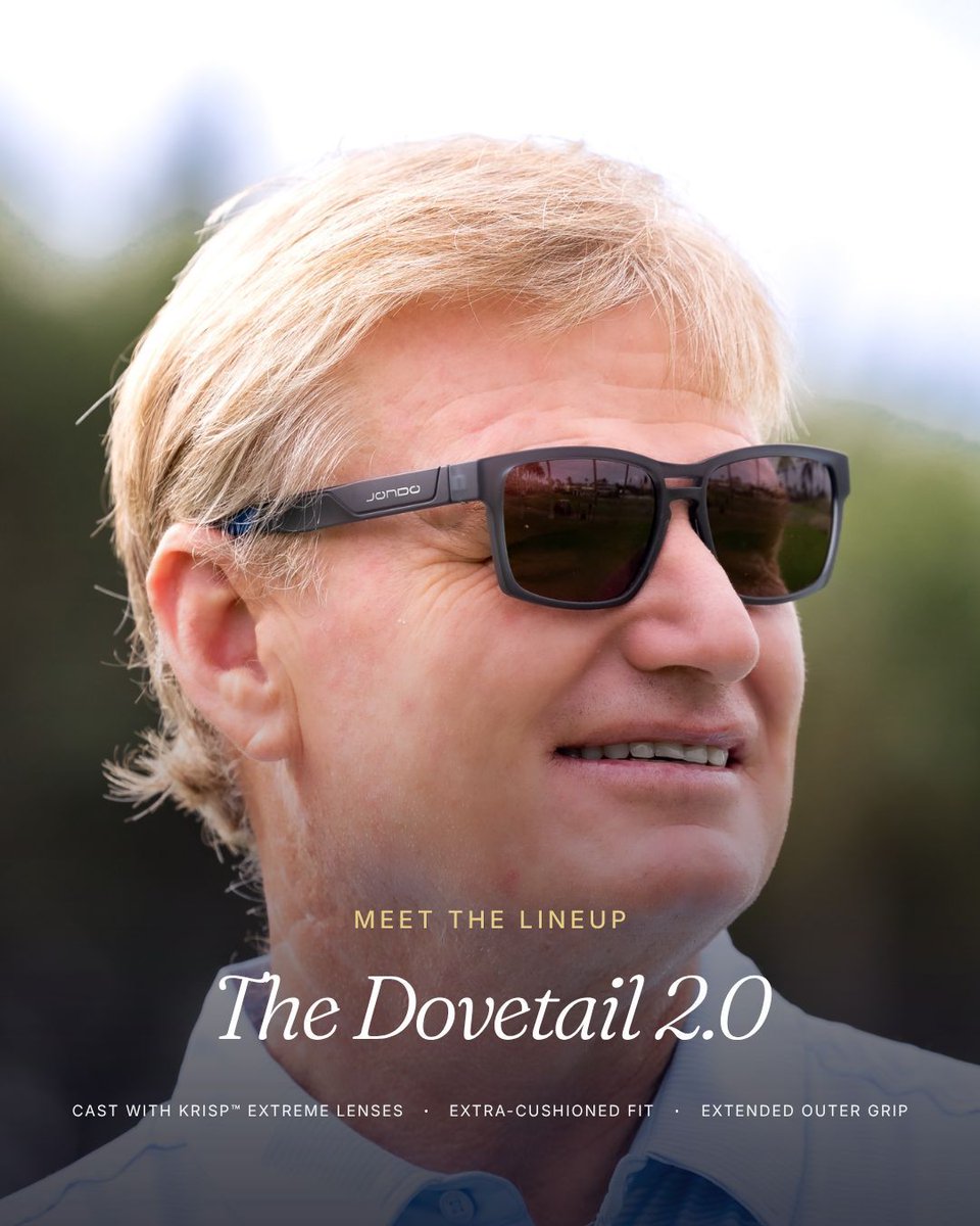 jondosport's tweet photo. Whatever your style, the clarity comes standard. 🤝 Enhanced spectral filtration on every read. The Dovetail 2.0, Rambo, or Sandy. Which one is your favorite?
#Jondo #ErnieEls #Golf #GolfPerformance https://t.co/lbnstU2DZS