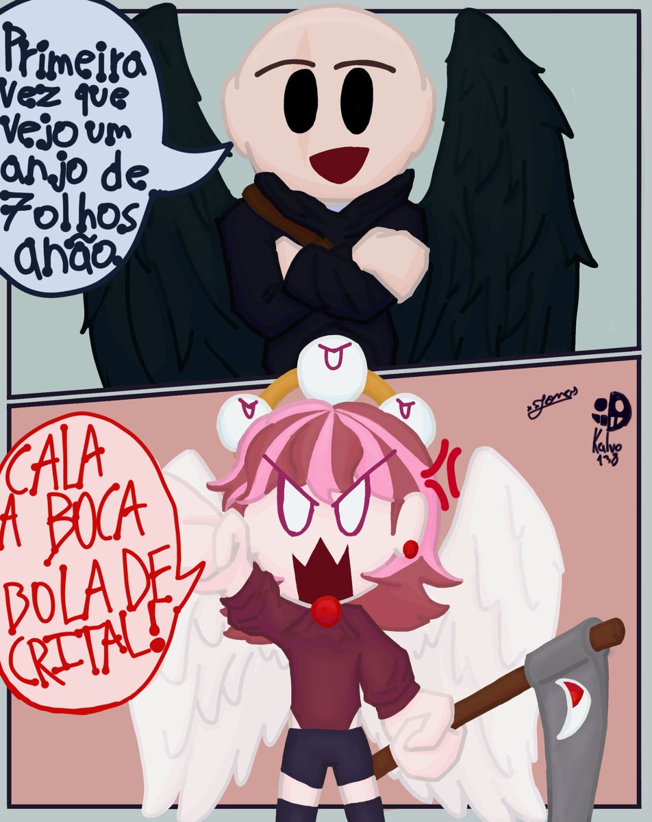 Kalvo138's tweet photo. Bom, dps de um longo tempo eu terminei essa FANART DE INTERAÇÃO @SucoIsSleeping https://t.co/kiD2LjH4Ki