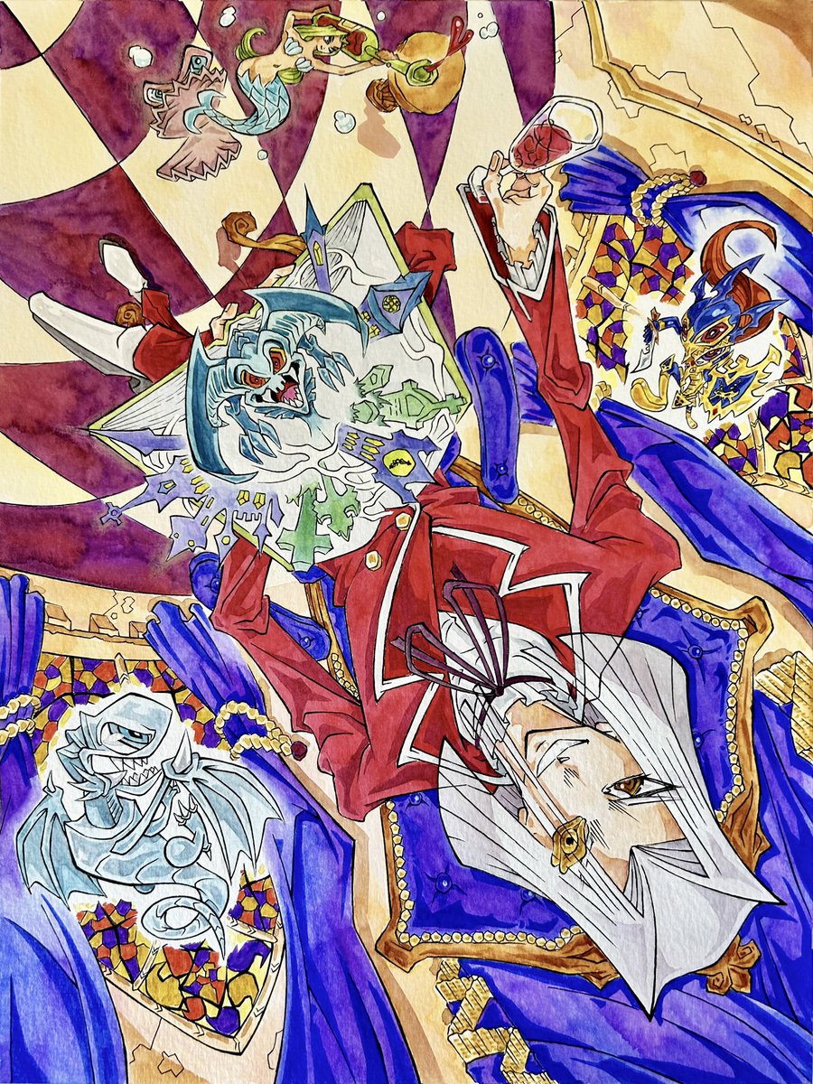 Manof_amrt's tweet photo. Welcome to my (Toon) world!

Maximillion Pegasus Insta commi
#yugioh #fanart #watercolor https://t.co/2bQN9rB3s4