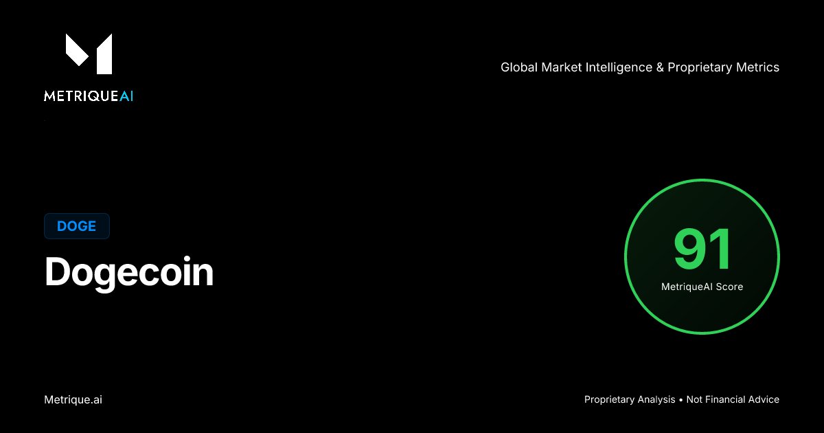 MetriqueAINews's tweet photo. $DOGE · MetriqueAI Score: 91/100 🟢
⬆️ Previous score was 90 — +1 pts since last update.

📊 Full breakdown → https://t.co/kSaCYHVSTF

#Dogecoin #DOGE #Crypto #MetriqueAI https://t.co/AxiA9WZ9z8