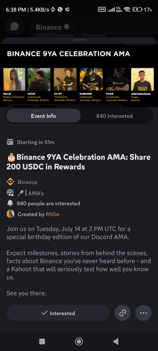 OpParmod's tweet photo. happy b'day binance #BinanceTurns9 https://t.co/zGaRK6s9EO