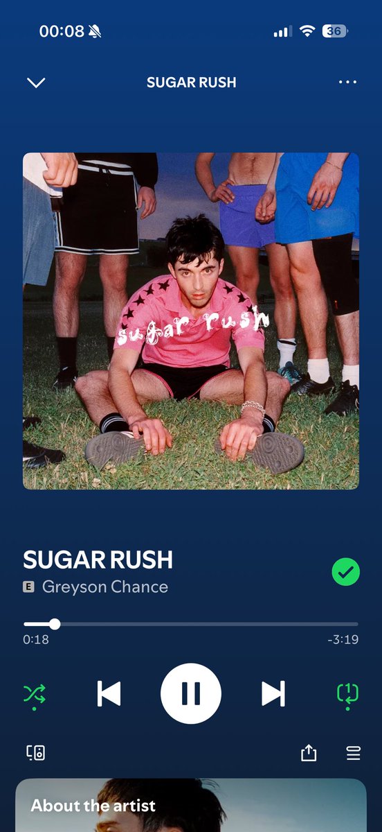 aliceingcland's tweet photo. SUGAR RUSH!!! 
I think I really like youuuuuu
🥹🥹🥹
@greysonchance https://t.co/0fii0n4ISV