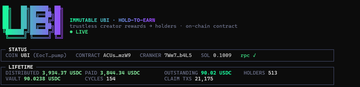 ubisolPF's tweet photo. We've paid to holders more than 3,800 dollars to $UBI holders so far.

In less than 24 hours.

If you are reading this you are early. https://t.co/KhVO7RL2A1
