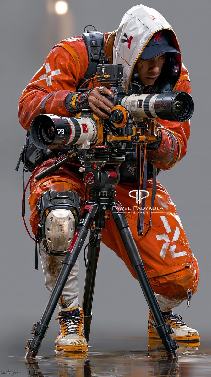 NeoSynthVisions's tweet photo. 📸⚙️ Capturing the future through cybernetic eyes, where every shot tells a story beyond reality. 🔥🤖
#Cyberpunk #SciFi #Photography #Cinematic #Futuristic #AIArt #ConceptArt #Photographer #Cybernetic #TechNoir #Steampunk #DigitalArt #VisualStorytelling #Creative #ArtOfTheDay
#midjourney #midjourneyart #future #cyborg