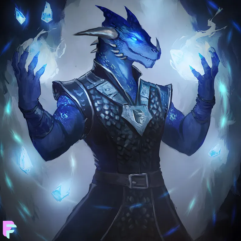 ash_ley387's tweet photo. Cold power. Blue fire. 

#FantasyArt 
#Dragon 
#magetan https://t.co/HrX8RQOt3I