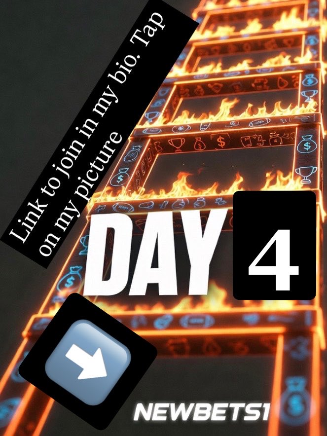 NEWBETS1's tweet photo. Day 3 is a ✅ 💰 
Follow along as the VIP climbs this ladder to 💯 Units in less than a week. 

Like and comment “BIO” 
and I’ll send you a link for free MONTH plus the ladder play. 
#Dubclub #VIP #SportsFans https://t.co/MRoyIfY2ub