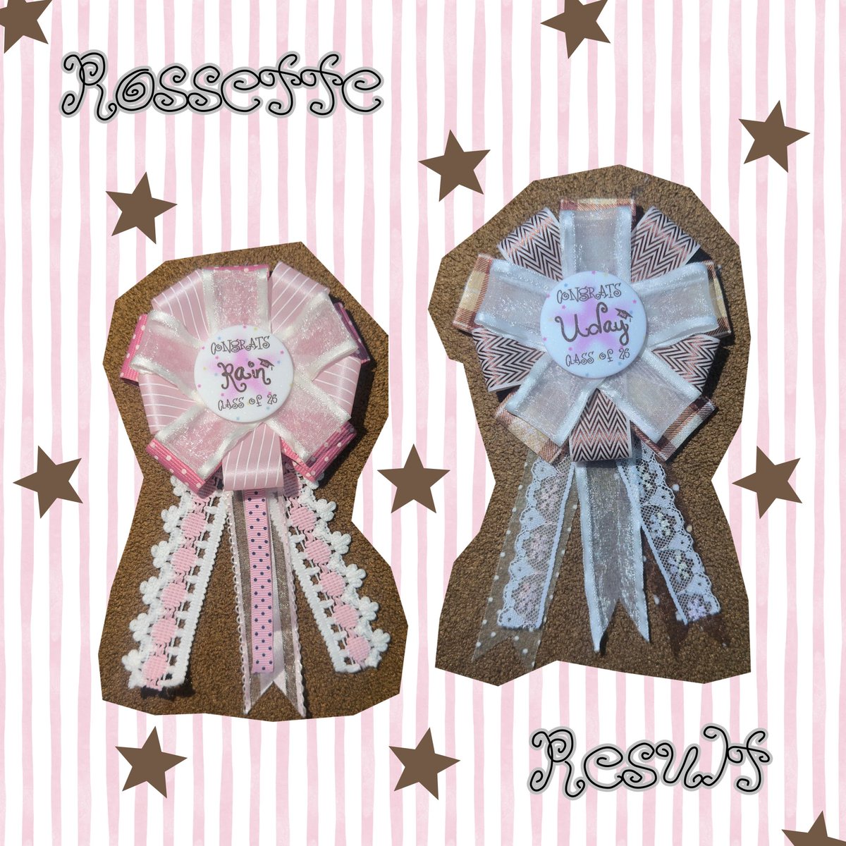 hongcimochi's tweet photo. [ rossette badge result ] 

🎀⭐️🤍 https://t.co/DAxZmiw3PA
