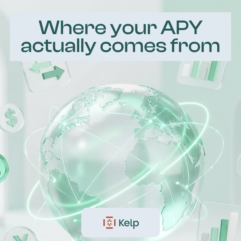 KelpDAO's tweet photo. Every stablecoin yield comes from one of four places.

Three of them pay you less as more money arrives.

Where your APY actually comes from 🧵 https://t.co/ugaK1m3OHK
