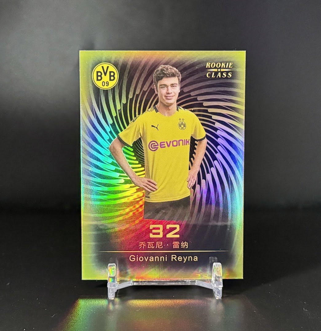 DigitalGiunta's tweet photo. Giovanni Reyna 2019 Daka Borussia Dortmund Rookie Class Image Variation /199

$40

*See pinned tweet for shipping, etc
Stack min $10
 #GiuntaStack #TSSS https://t.co/Z8xf8igBWs