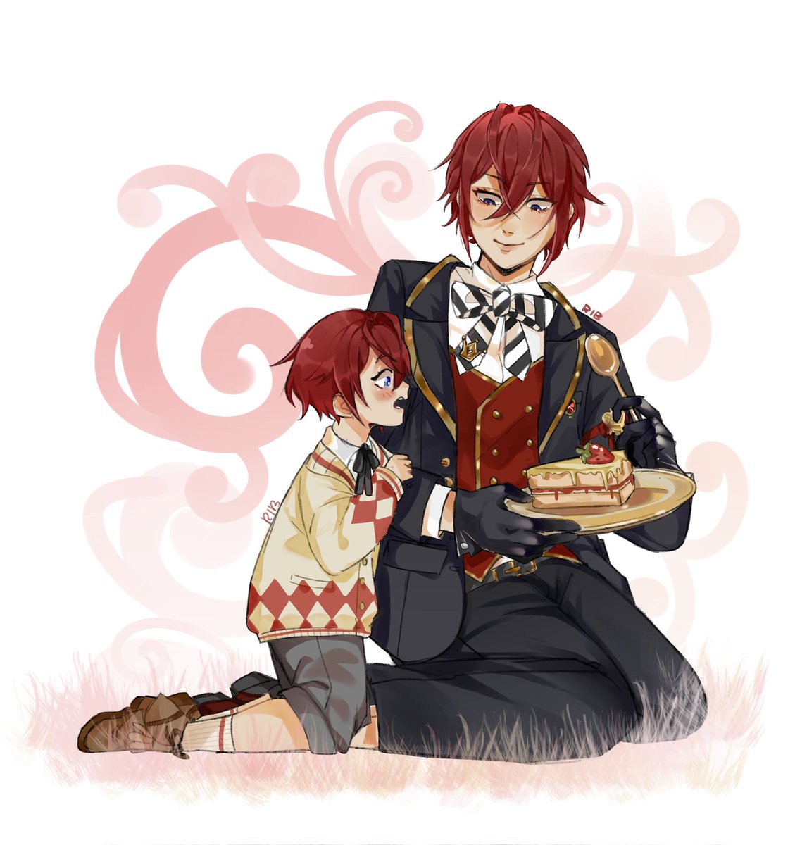 rivvveroni_'s tweet photo. Riddle and small riddle except theyre both little babies to me 🤏 so small awe

#riddlerosehearts #twistedwonderland https://t.co/dOD8t5TYzq