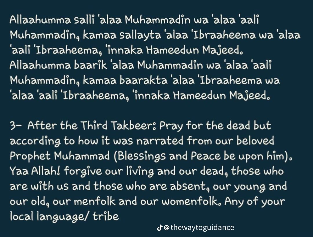 ibadahAllah95's tweet photo. Learn how to pray salat janazah👇🏼 https://t.co/KqnJ8PNQzt