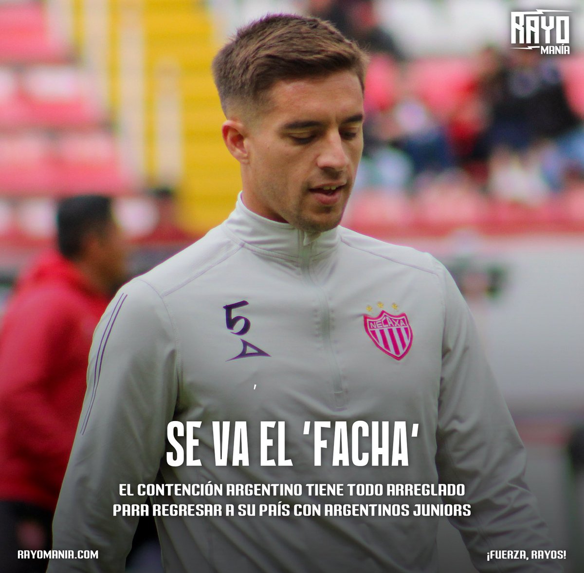 RayomaniaNecaxa's tweet photo. 🚨| Kevin Gutiérrez se va de @ClubNecaxa.

El ‘Facha’, que hasta ayer entrenó con normalidad, volverá a su país con Argentinos Juniors. Se unirá a las bajas de Tomás Badaloni y Agustín Almendra, que están por ser oficializadas.

Con esto, Necaxa ya busca un NFM defensivo. https://t.co/Opw5LizKRj