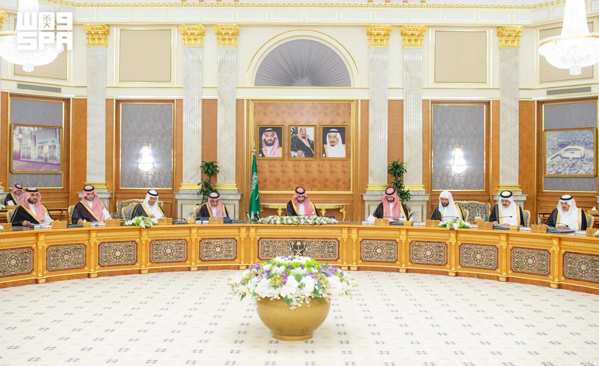spagov's tweet photo. #مجلس_الوزراء يرحّب بإعلان الولايات المتحدة الأمريكية البدء في إجراءات إلغاء "قانون تصنيف الجمهورية العربية السورية دولة راعية للإرهاب" الذي أدرج عام 1979م، ويُجدّد دعم المملكة العربية السعودية للخطوات الإيجابية التي تتخذها الحكومة السورية في سبيل تعزيز الأمن والاستقرار وبناء مؤسسات الدولة وتحقيق تطلعات شعبها الشقيق.
#واس