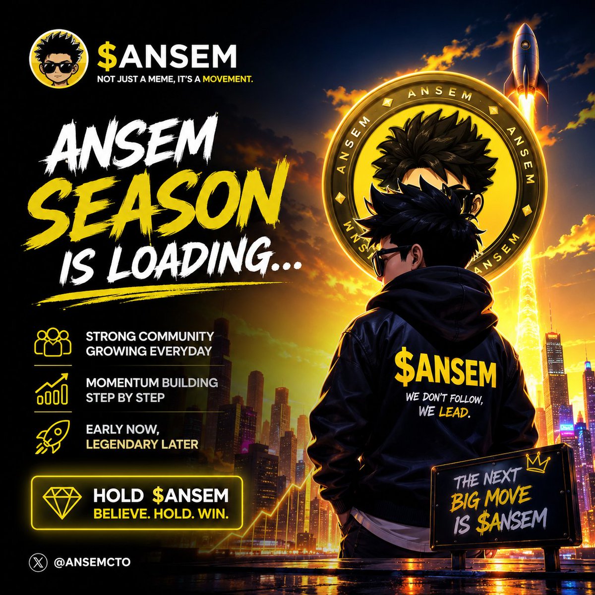 AlkasimLiman's tweet photo. Some people wait for the chart to pump before they believe.
I'm building my $ANSEM bag before the crowd shows up.
Conviction > noise. Community > hype.
See you higher. 🚀🔥 https://t.co/r3zgc73C9k
