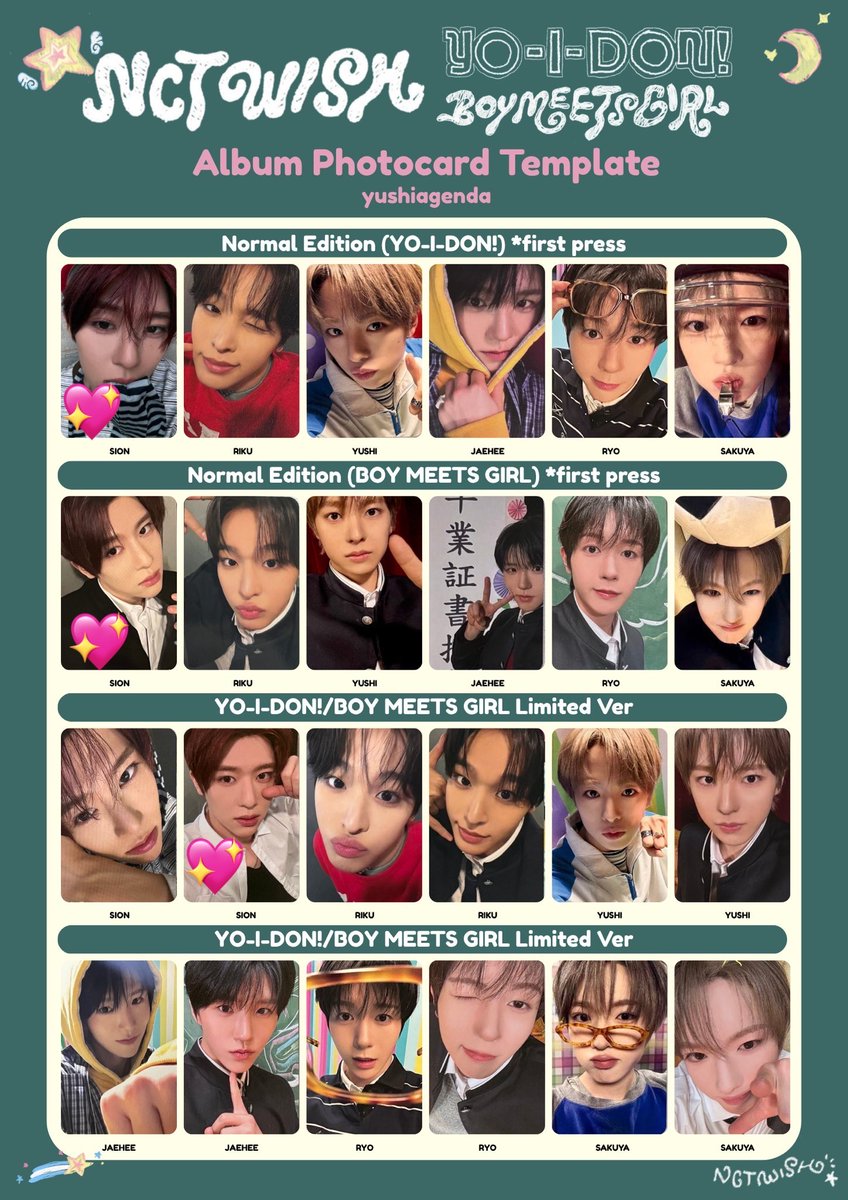 runbum5_5's tweet photo. NCTWISH NCT WISH ウィシ YO-I-DON BOY MEETS GIRL トレカ 交換

譲 : リク ジェヒ リョウ

求 : 同種シオン(💖)

関東近郊手渡し、郵送交換
お心当たりのある方はお気軽にご連絡お願い致します😊 https://t.co/nmJ6124BJw