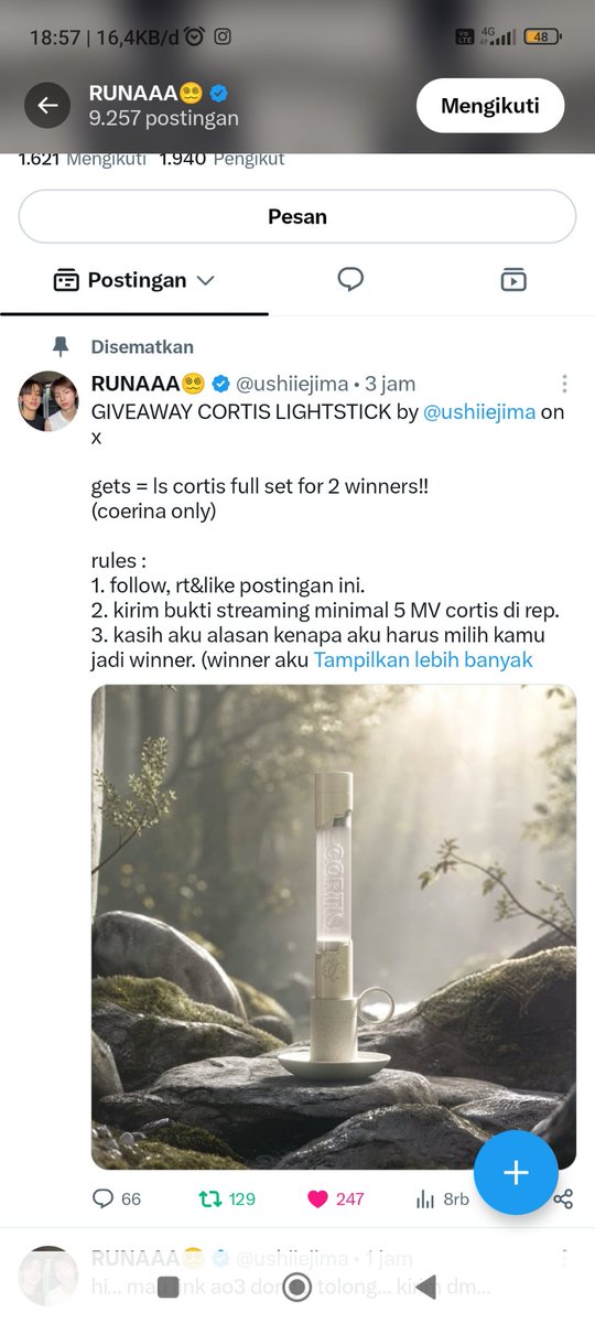 eommjiie's tweet photo. @ushiiejima hii kak, izin ikutan ya🙌
jdi alasanny cortis tu idol kpop pertama yg aku ikutin dari awal debut, laguny selalu aku dnger saat pusing skripsian dan konten cortis lah yg nemenin dan jd penyemangat aku dismster akhir ini, harapannya smga cortis semakin sukses, terkenal dan bahagia https://t.co/WXFTBXncVD
