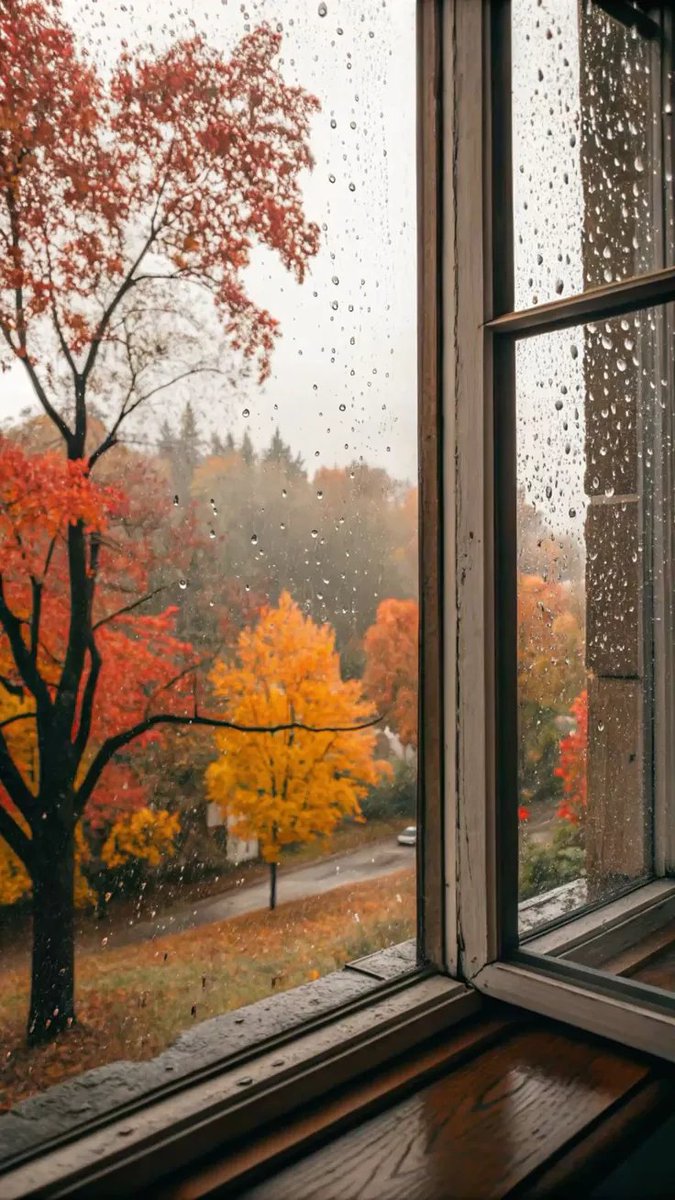 lifeaholiccc's tweet photo. Rainy autumn https://t.co/FJFtgGl8Ig