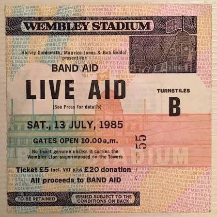 CasaPolimata's tweet photo. Se recaudaron 125 millones de dólares para ayudar a mitigar el hambre mundial. 👌
#LiveAid
#Wembley
#Filadelfia
#80s
#80smusic https://t.co/29GrTprKNr