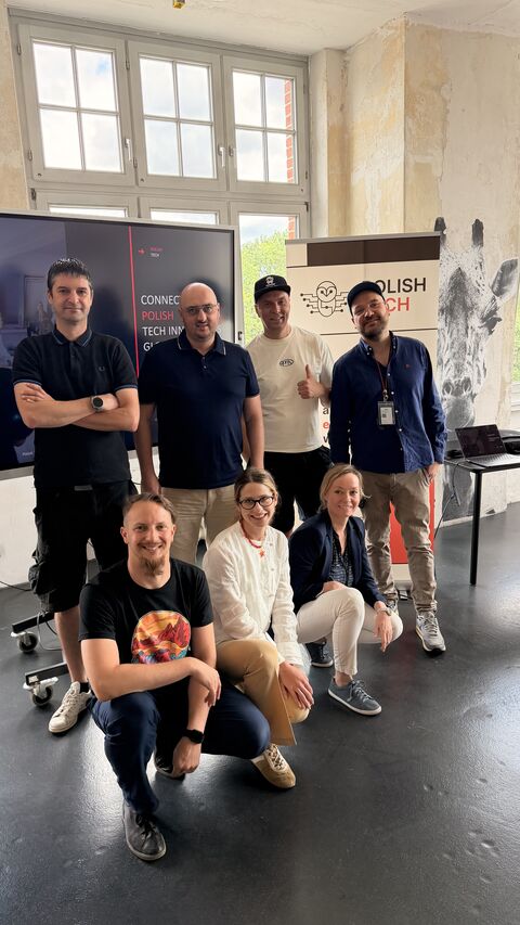open_robotx's tweet photo. Last week, during the massive @GITEXEUROPE event thanks to @PAIH_pl , we pitched our solution in front of global investors, corporate partners, and international ecosystem leaders. Taking the microphone in Berlin was an incredible milestone to push the boundaries.
#polishtech https://t.co/ZIzp1VMLBr