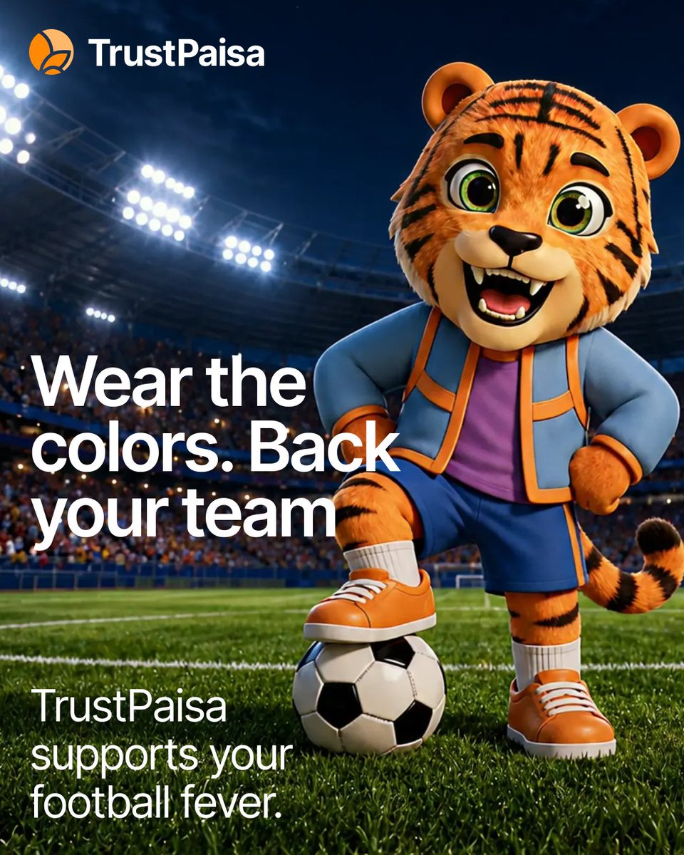 TrustPaisa's tweet photo. https://t.co/31sRui4uoI
Football fever is everywhere โ at home, with friends, in cafรฉs, and inside stadiums
Whether youโre planning snacks, fan gear, travel, tickets, TrustPaisa helps you stay in the game with loans of up to โน45,000 online.
#fingular #trustpaisa https://t.co/rIY7R8QYDB