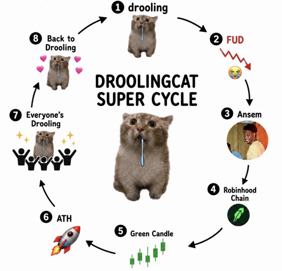 ChainOn32404's tweet photo. Drooling r/r is looking crazy good here. 
This might be the one next up.
Ticks all the boxes.
No price talk, just memes. 
That's a huge sign. https://t.co/dJyoCpLXi3