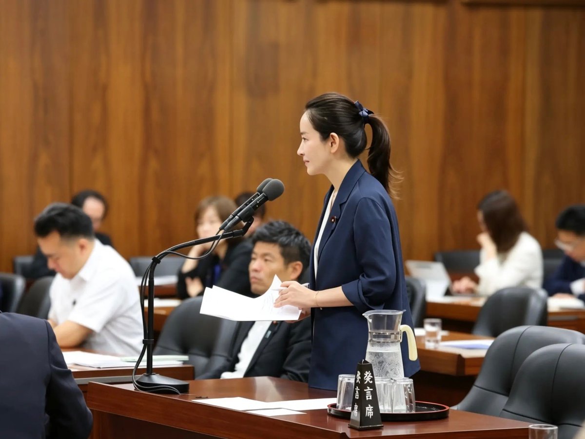 Kaoru_Shimamu's tweet photo. 本日は、衆議院 環境委員会にて、二酸化炭素貯留（CCS）について質問をさせていただきました。
千葉・九十九里沖にて、海の底に二酸化炭素を閉じ込める事業。その安全性と、長期にわたる費用の負担について問いました。 https://t.co/noIa1UoHSB