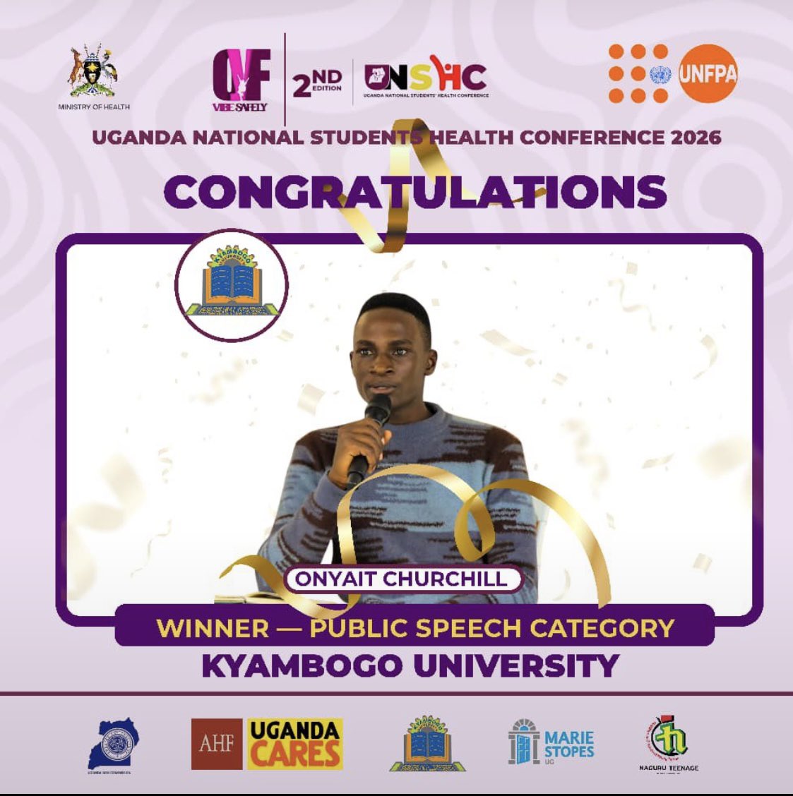 OwnYourFutureUG's tweet photo. At OYF, we don’t just host the UNSHC, we believe every student deserves a platform to debate, speak, write, perform, and inspire. 

From debate, to quizzes, poetry, MDD, public speaking, and abstract writing, we celebrate talent in all forms. ✨

Meet the winners of UNSHC26 🏆🔥 https://t.co/Cz0hqy8PTK