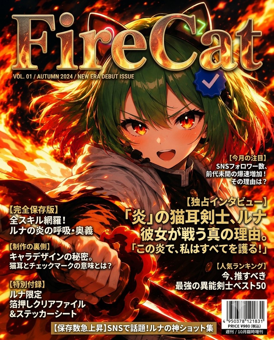twt_cybercat's tweet photo. 【プロンプト配布】

⭐オリジナルマガジンメーカー⭐

▶️好きな画像添付&amp;プロンプト内に
好きなタイトルを入力して送信だけ！

1枚目→ChatGPT　2枚目→Gemini
3枚目→Grok　対応確認済み✅

みんなのマガジン集めたいな～！
ぜひ遊んでね✨　プロンプトは👇
#プロンプト配布　#AIart https://t.co/kmtiQDhZjz