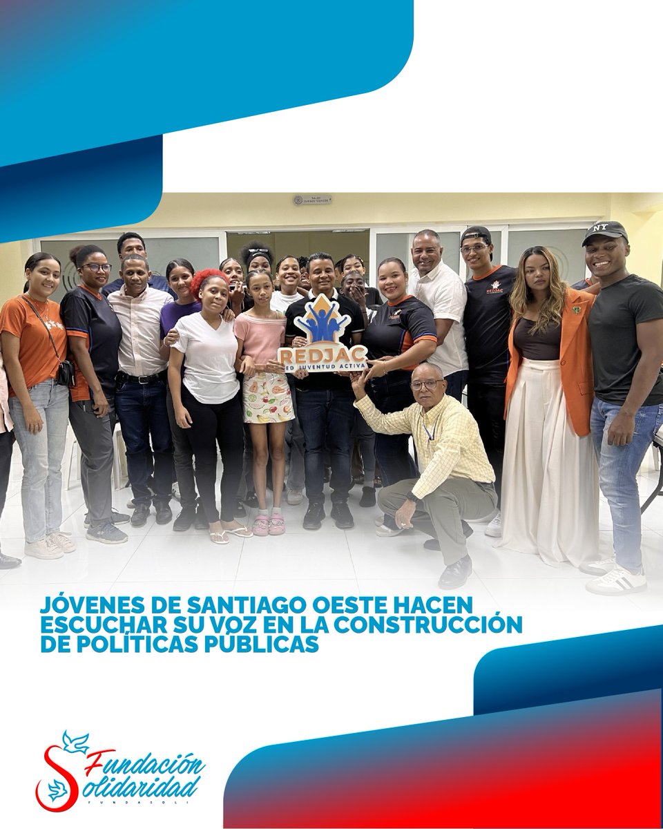 fsolidaridad's tweet photo. La juventud de Santiago Oeste sigue construyendo su futuro.

Con éxito se realizó el Encuentro de Socialización de la Política Local de Juventud, un espacio donde jóvenes, autoridades y organizaciones sociales dialogaron para fortalecer la participación ciudadana. https://t.co/0qW0y2xwbP