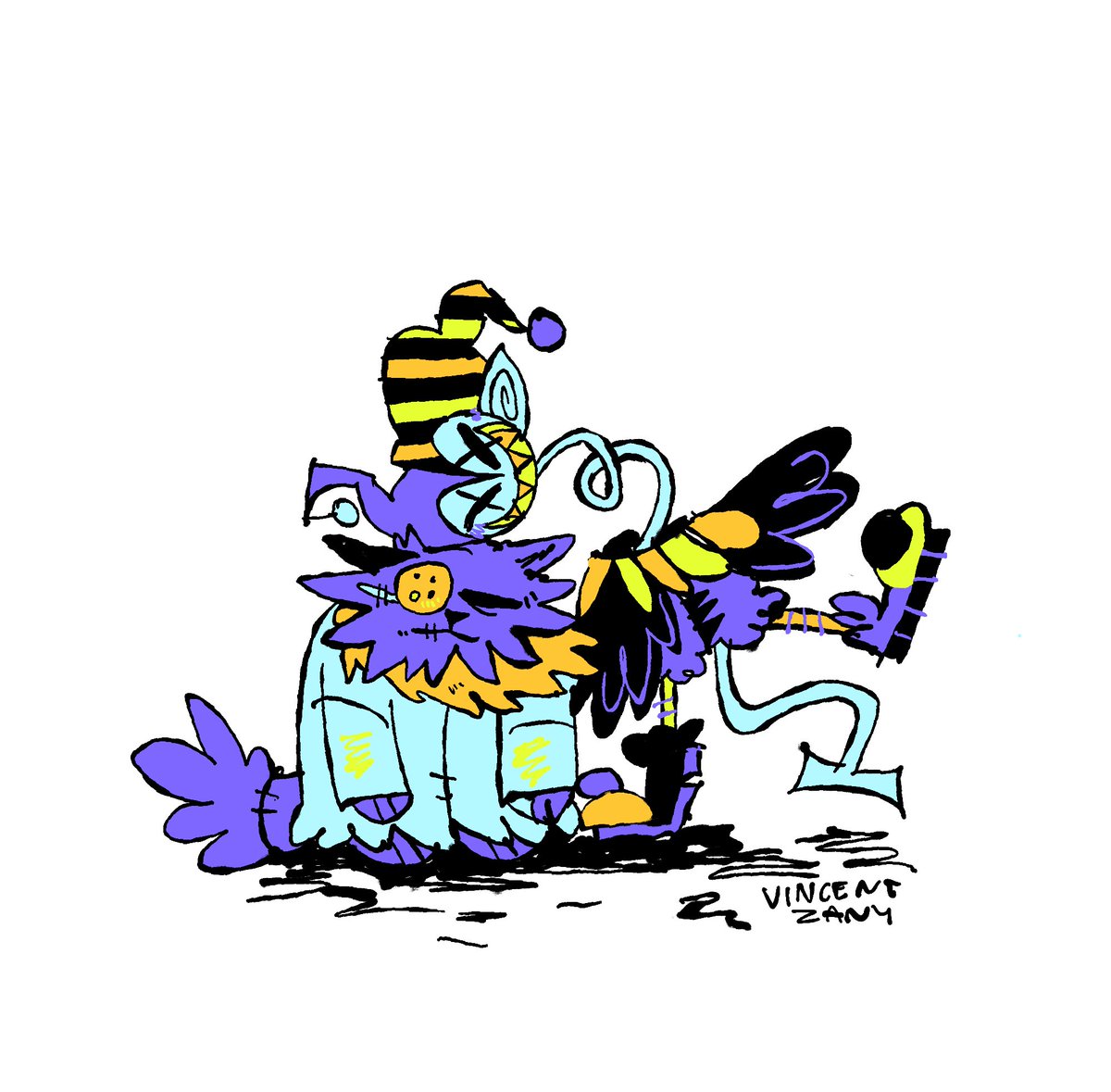 vincentzany's tweet photo. Hello #deltarune #jevil #seam #fanart https://t.co/OmtQ5FfWg4