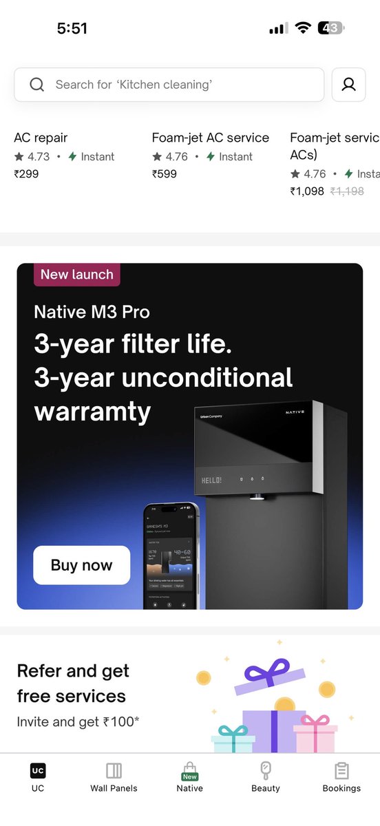 Ankit92000Ankit's tweet photo. this is Urbanclap giving warranty https://t.co/iUe0Hvvjfc