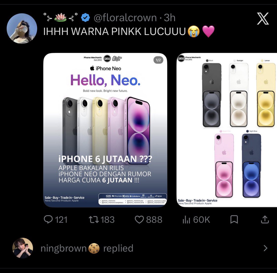 frichdandy's tweet photo. Another new thing on X:  post on home/feed design that shows replies preview https://t.co/pDTU2xuE17