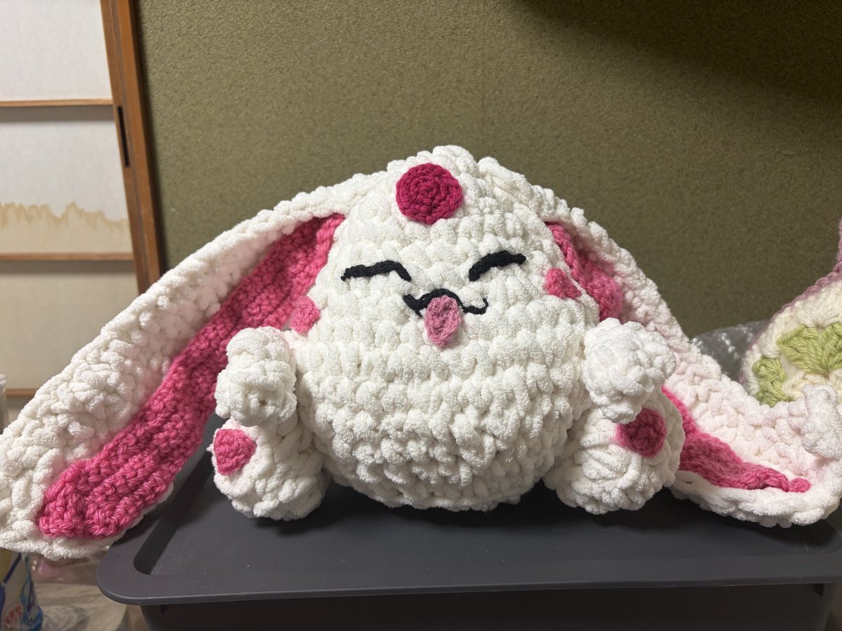 tja7m's tweet photo. 今日編んだあみぐるみ！

CLAMPの作品よりモコナ✨️

#がうと編み物 https://t.co/0Ral4jPykN