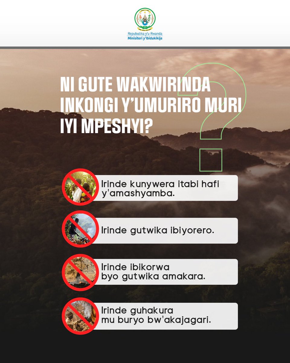 Ministry of Environment - Rwanda tweet media