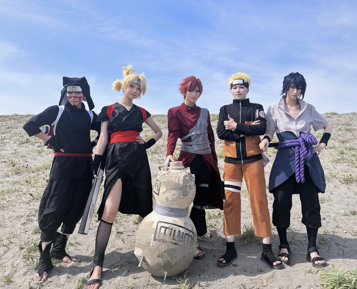 Li_bb0's tweet photo. NARUTOでロケ行ってきたアツ！！

#日焼けするほどアツい砂丘じゃん https://t.co/YmVVrgaZUD