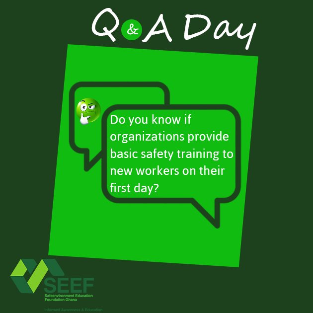 seef_gh's tweet photo. Let's talk.
Send your responses in the comment section.
#MBAGroup #SEEF #HealthSafetyEnvironment #Education #Awareness #QADay https://t.co/caRgU3Vr6r