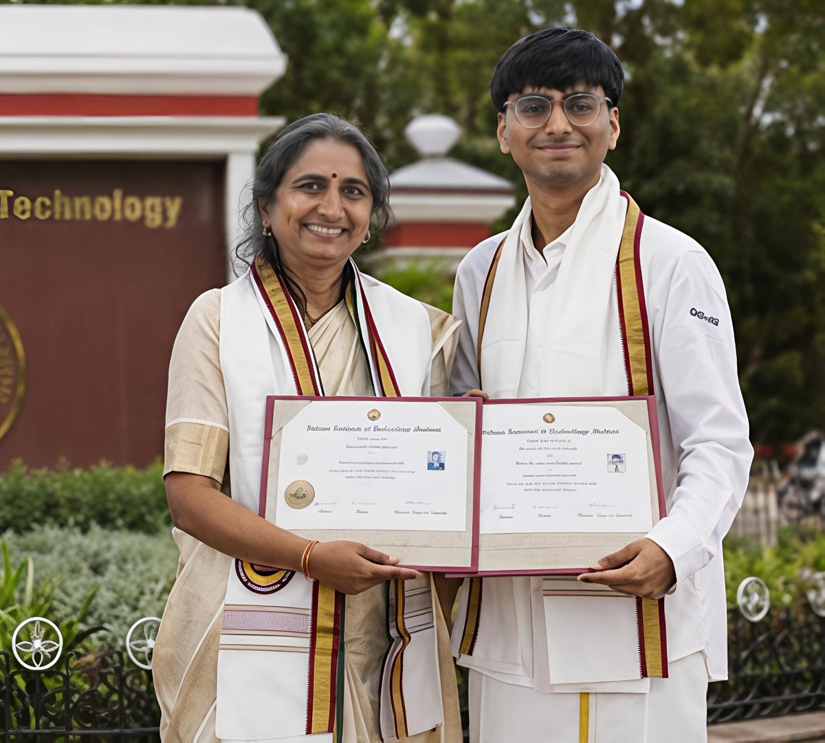VikasAlwys's tweet photo. Meet 45-year-old Jigisha Tailor and her 21-year-old son, Aditya Kapadia, who graduated from IIT Madras together. 

Jigisha taught Electronics at an engineering college in Bharuch, Gujarat, for 16 years before leaving her job in 2019 due to family responsibilities. In 2022, inspired by her son, she enrolled in IIT Madras's online programme to restart her academic journey.

Aditya joined IIT Madras's online BS in Data Science and Applications programme in 2021 at the age of 18. Mother and son studied together, balancing assignments, exams, and family responsibilities.

In 2024, Aditya completed his BS degree, joined Syngenta as a Data Science Intern, and later secured a full-time role.

Jigisha also completed her programme around the same time but chose to postpone her job search to support her younger son, who is preparing for his Class 12 exams.

It's never too late to rewrite your story.

FYI check :-
https://t.co/RI3tsv0HhG