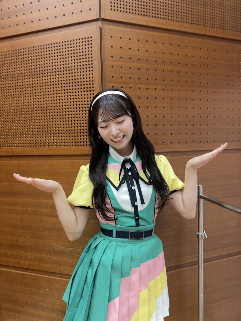 MizukiYamauchi's tweet photo. #好きish初披露 ！いかがでしたか💘

思わず口ずさんじゃう楽曲と
振り付けも見れば見るほど沼ります🤩
これからも披露をお楽しみに🎀🎀

『ポニーテールとシュシュ』や
PUFFYさん『渚にまつわるエトセトラ』
福田こうへいさん『ソーラン節』
のステージもありがとうございました！！ https://t.co/zXsekGz7Rl