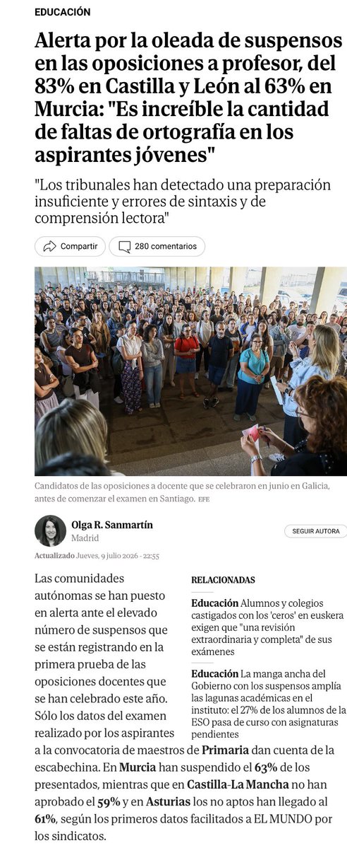 Mut6969356014's tweet photo. @YlosabesLo Y los nacionales van con sus papis a protestar por los suspensos injustos https://t.co/I4TPL8CqiO