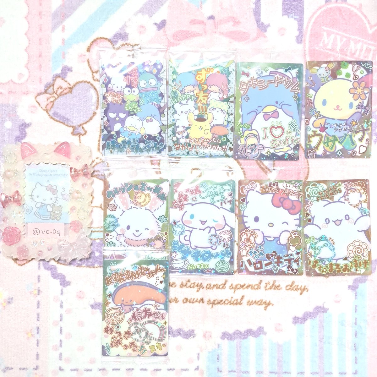 vo_0q's tweet photo. 交換  ＊ 
サンリオ ソフトクッキー カード

譲 ＊ 画像参照

求 ▽ 同種 ぐでたま(単体絵柄)

切実に求めております、難しいかと思いますがどうかよろしくお願い致します。。(郵送交換のみです) https://t.co/f9vIKXwxqj