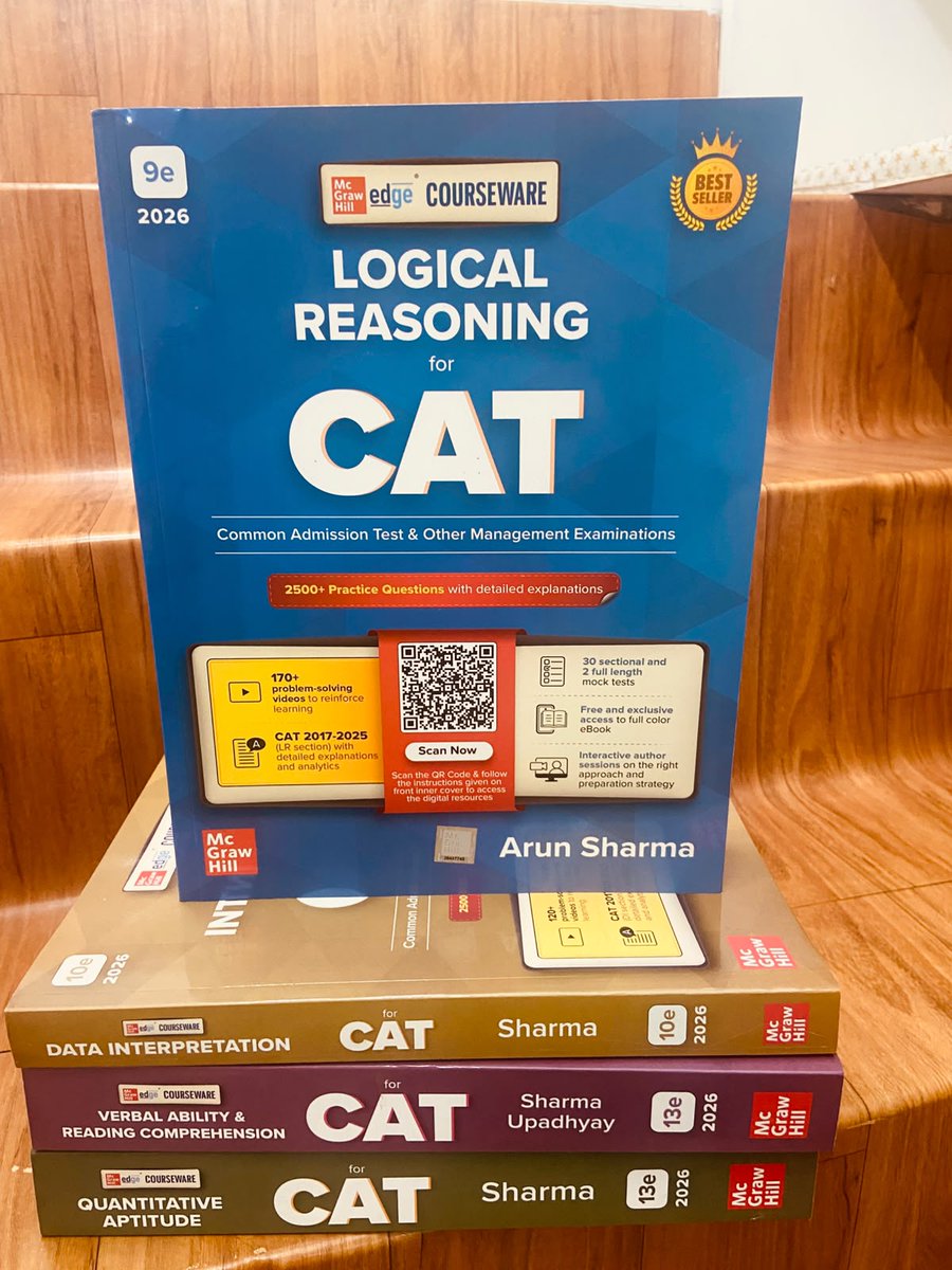 PadhegaIndia_'s tweet photo. #NewEditionAlert 🪷
Trying to 🔔the 🐈⬛Preparation:
• Verbal Ability & Reading Comprehension
• Quantitative Aptitude
• Logical Reasoning
• Data Interpretation
#BuyOriginal 💮 #BuyFromPI
Order 👉 https://t.co/RfN9s09SB5 https://t.co/019FUDiRxR