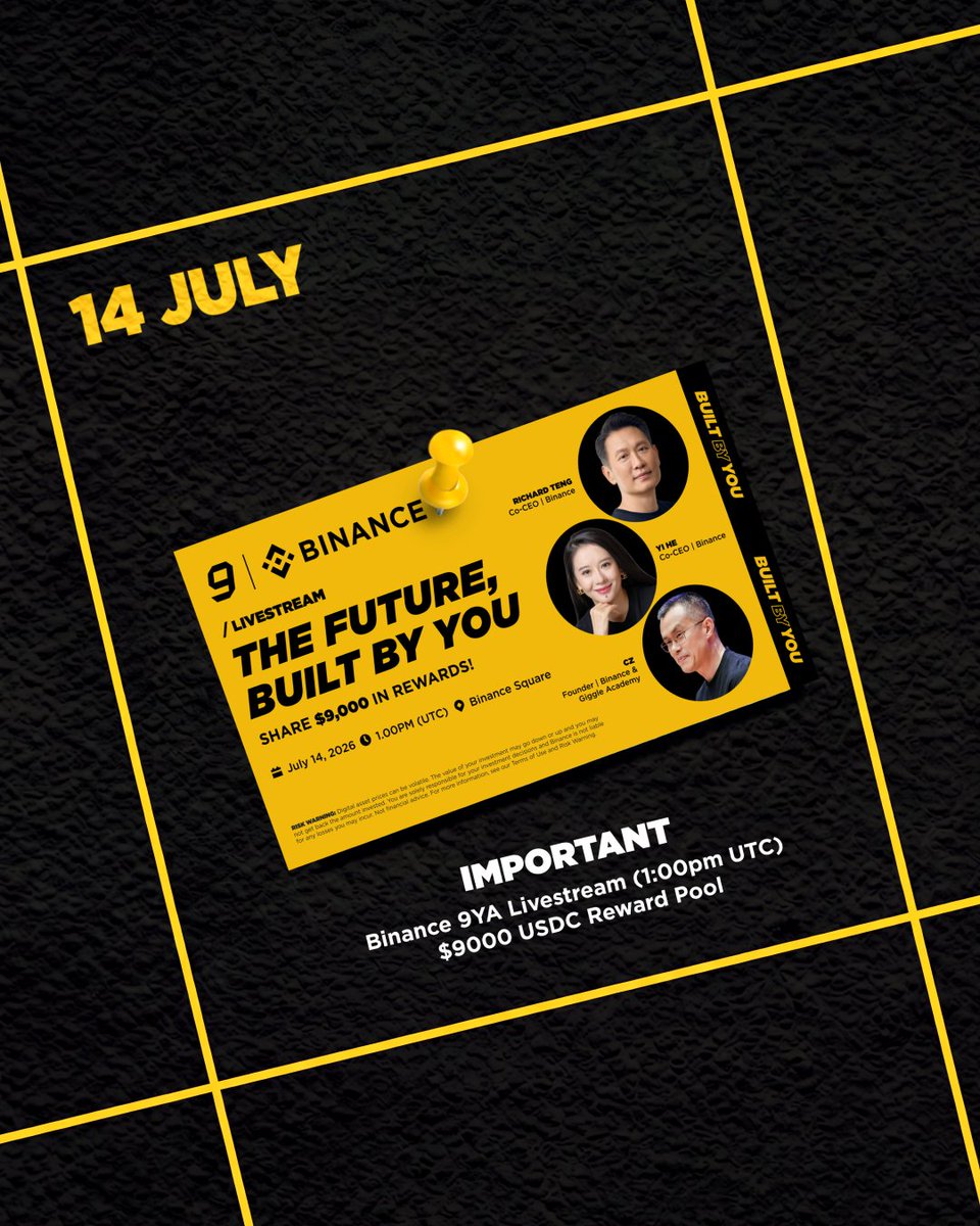 Binance tweet media
